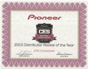 Pioneer 2013 Distributor Rookie of the Year