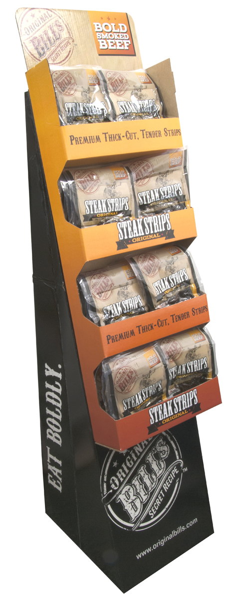 Original Bill's Steak Strips, Beef Jerky